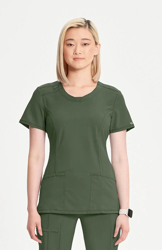 Cherokee Infinity Round Neck Top