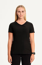Cherokee Infinity Mock Wrap Top
