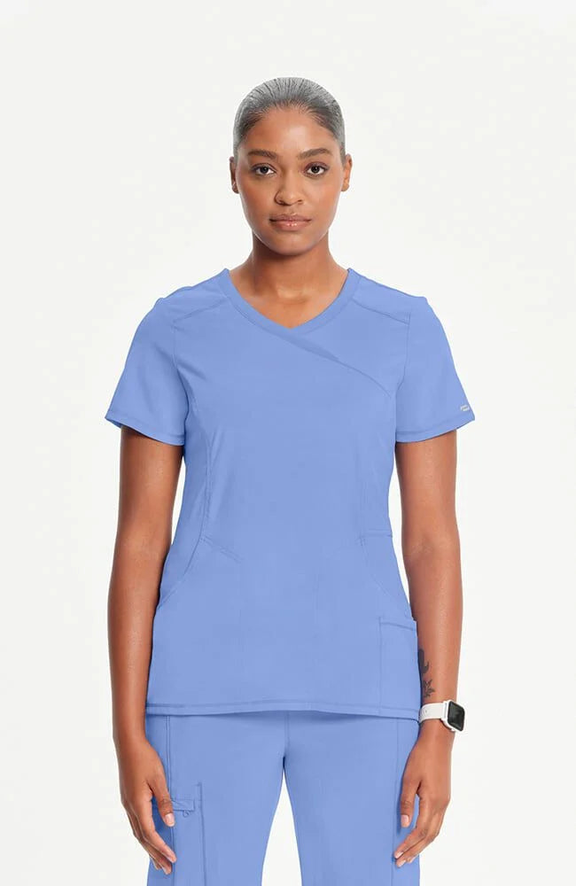Cherokee Infinity Mock Wrap Top