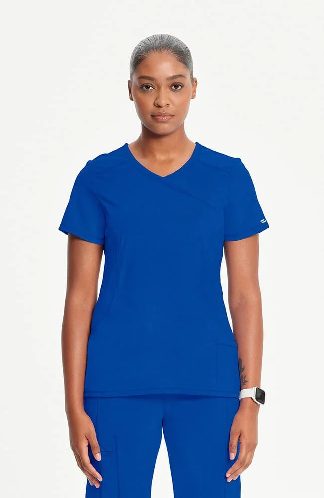 Cherokee Infinity Mock Wrap Top