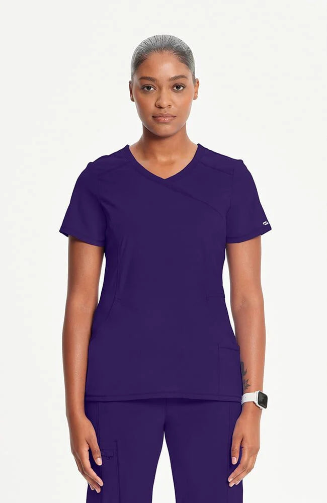 Cherokee Infinity Mock Wrap Top