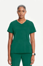 Cherokee Infinity Mock Wrap Top