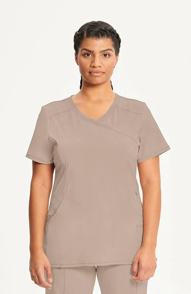 Cherokee Infinity Mock Wrap Top