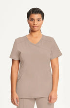 Cherokee Infinity Mock Wrap Top