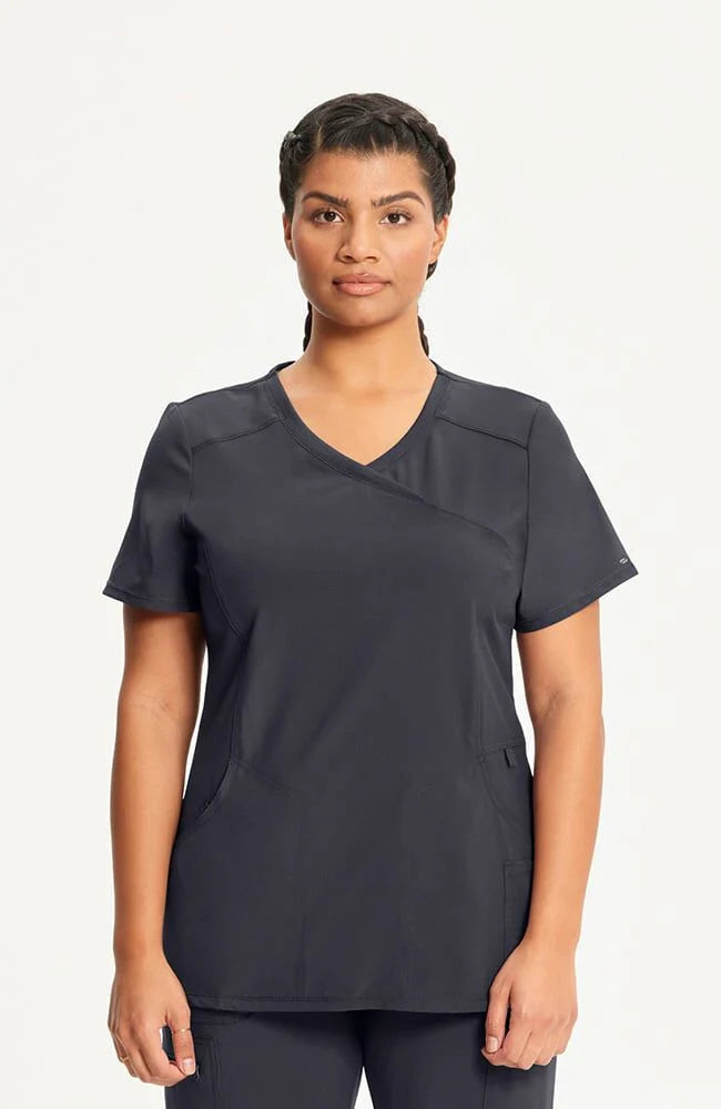 Cherokee Infinity Mock Wrap Top