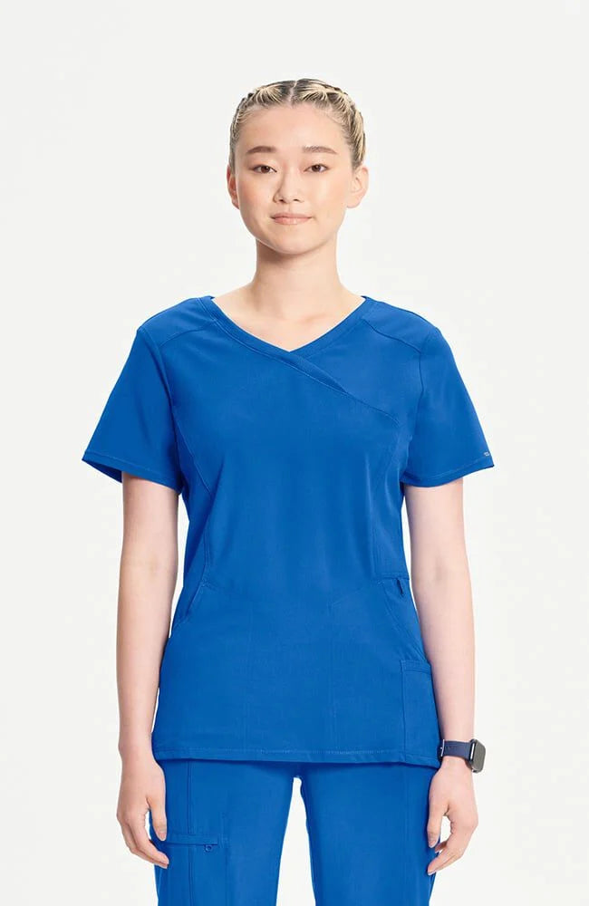 Cherokee Infinity Mock Wrap Top