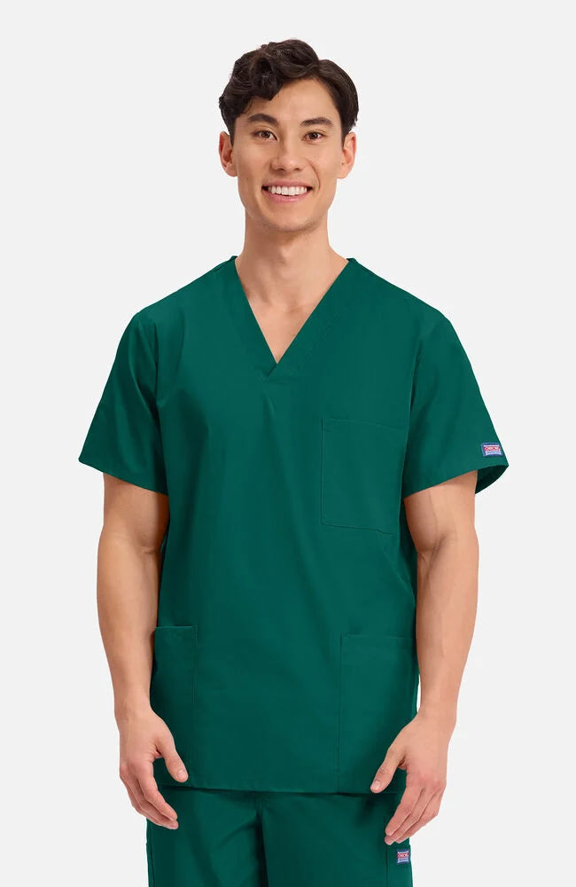 Cherokee Originals Unisex 3 Pocket Top