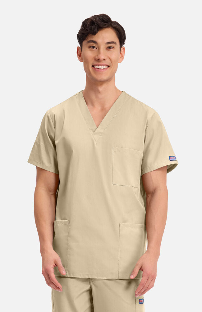 Cherokee Originals Unisex 3 Pocket Top