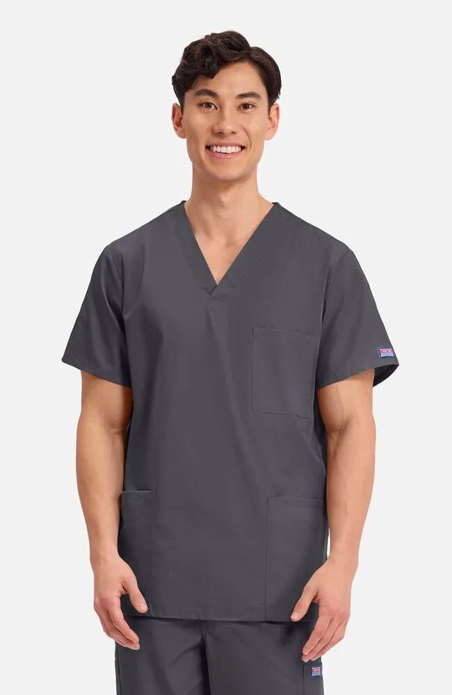 Cherokee Originals Unisex 3 Pocket Top