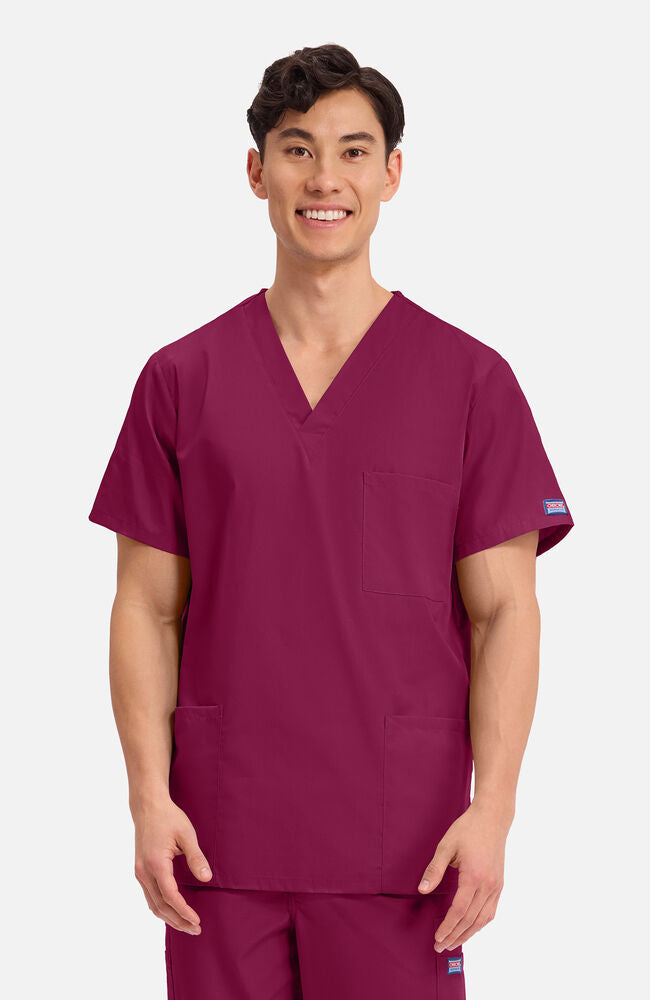 Cherokee Originals Unisex 3 Pocket Top