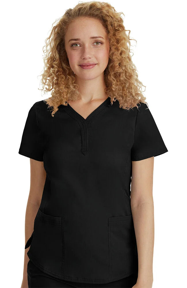 Healing Hands Y-Neck Top