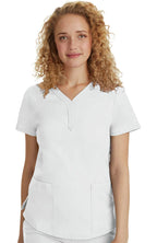 Healing Hands Y-Neck Top
