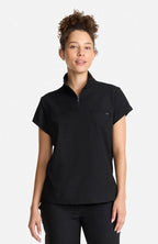 Quest Quarter Zip Scrub Top