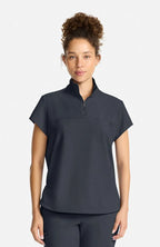 Quest Quarter Zip Scrub Top