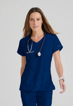 Grey's Anatomy Original 4 Pocket V-Neck Top