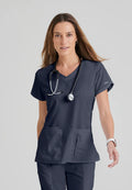 Grey's Anatomy Original 4 Pocket V-Neck Top