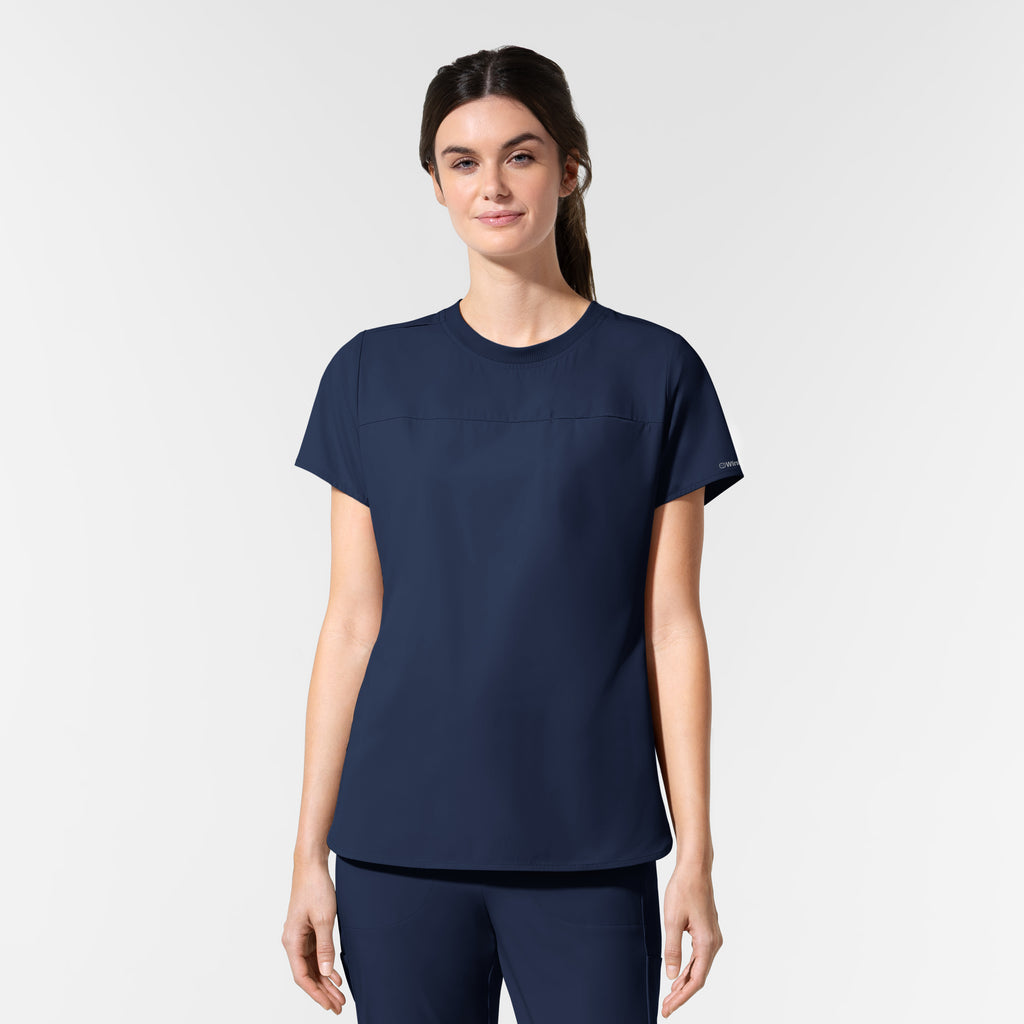 Aura Captivate Crew Neck Tuck-In Top