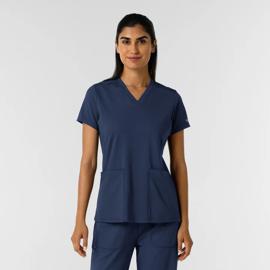 Wink Renew Knit Two Pocket Top