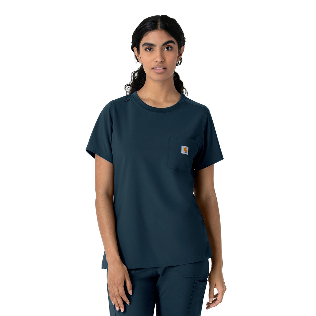 Carhartt Force Crew-Neck Scrub Top