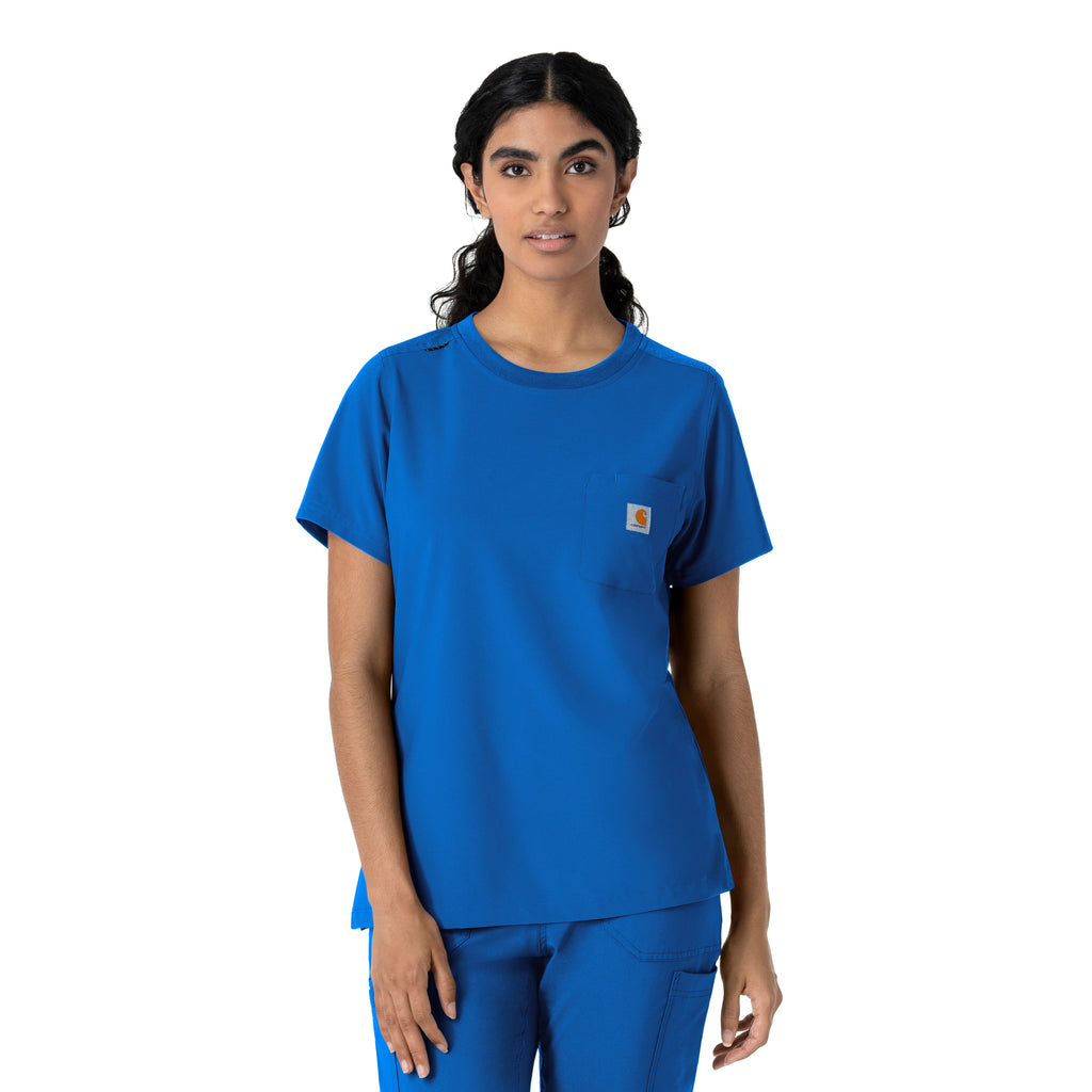 Carhartt Force Crew-Neck Scrub Top