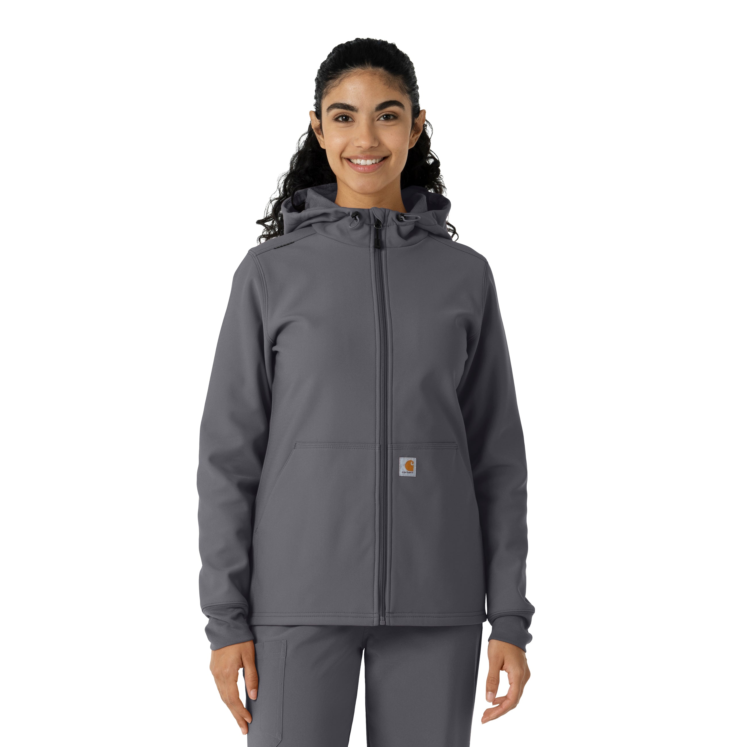 Carhartt Women's Bonded Fleece Scrub Hoodie