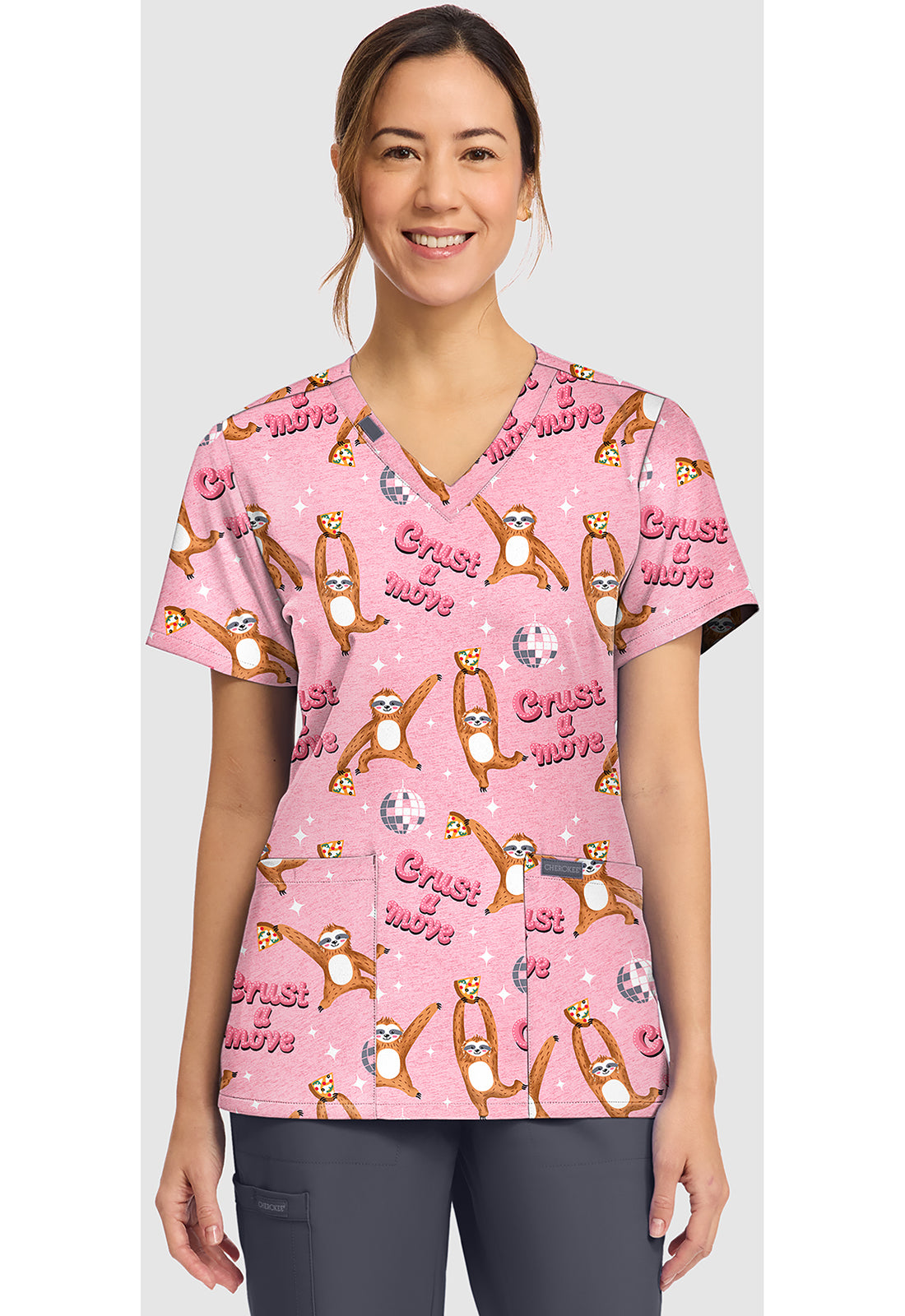 Cherokee Crust A Move Print Top