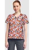 Cherokee Active Butterfly Print Top