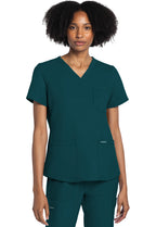 Cherokee Ultra Shirttail V-Neck Top