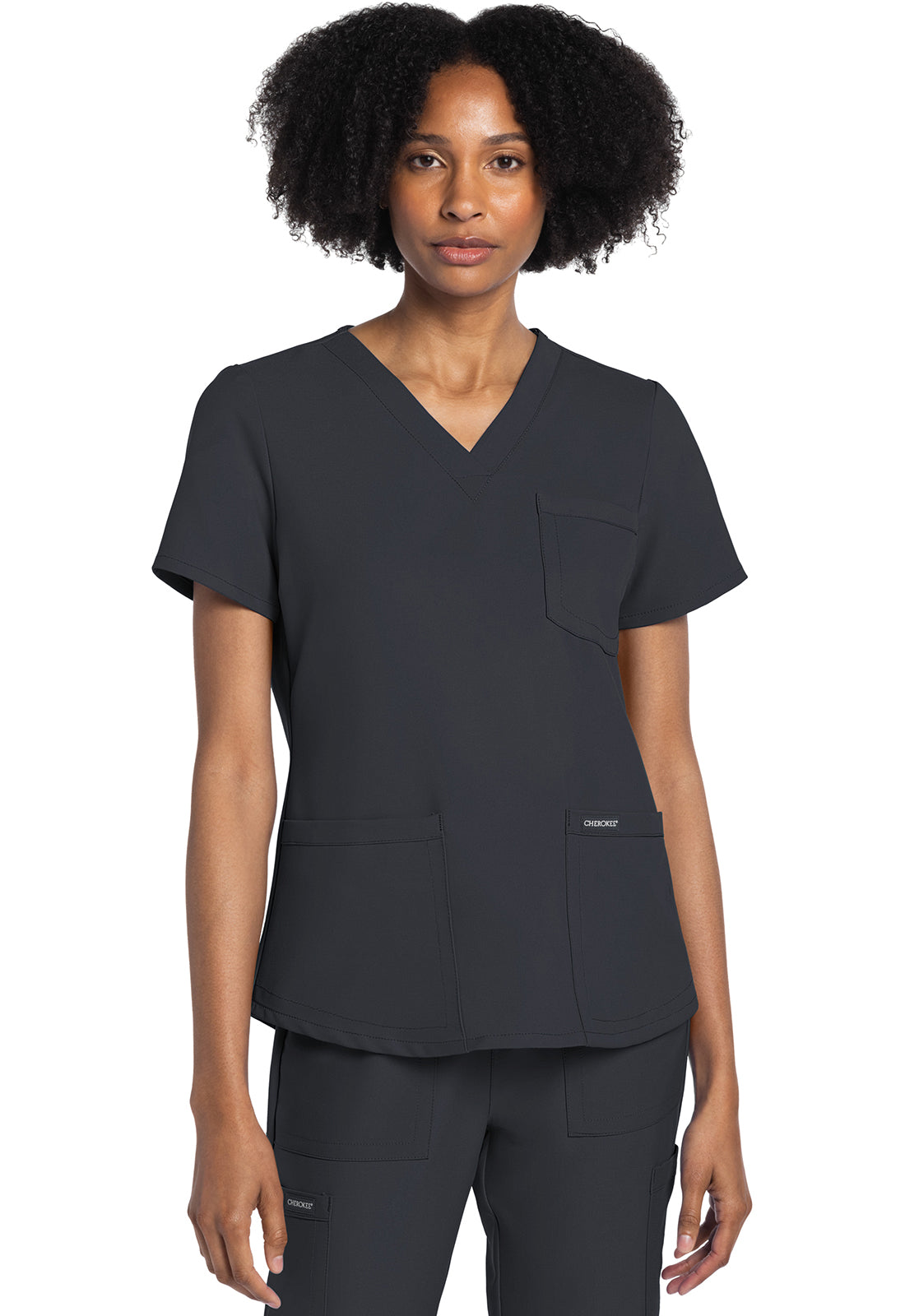 Cherokee Ultra Shirttail V-Neck Top