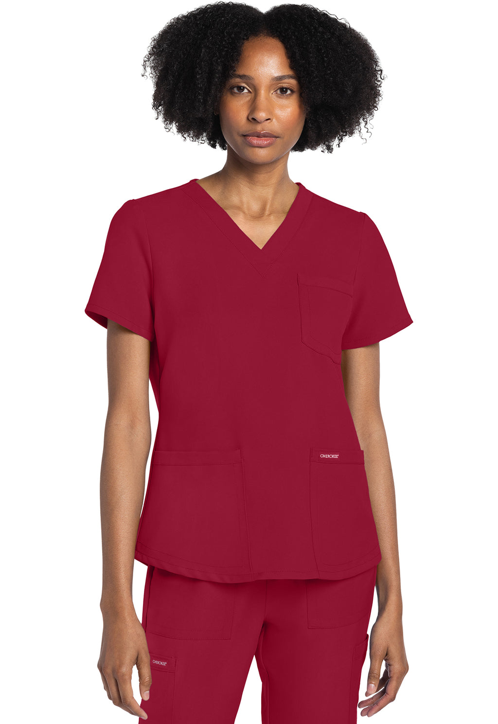 Cherokee Ultra Shirttail V-Neck Top
