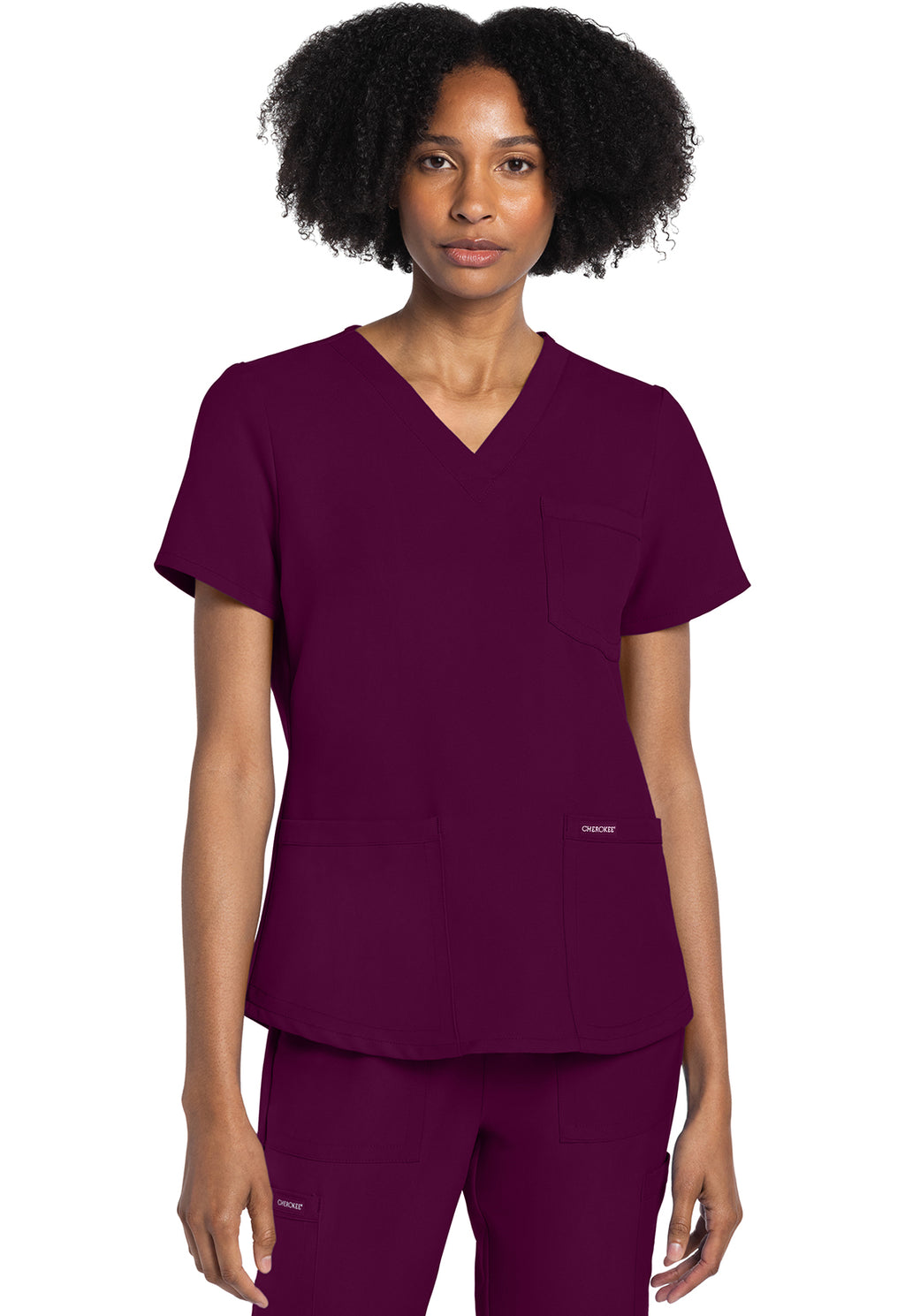 Cherokee Ultra Shirttail V-Neck Top