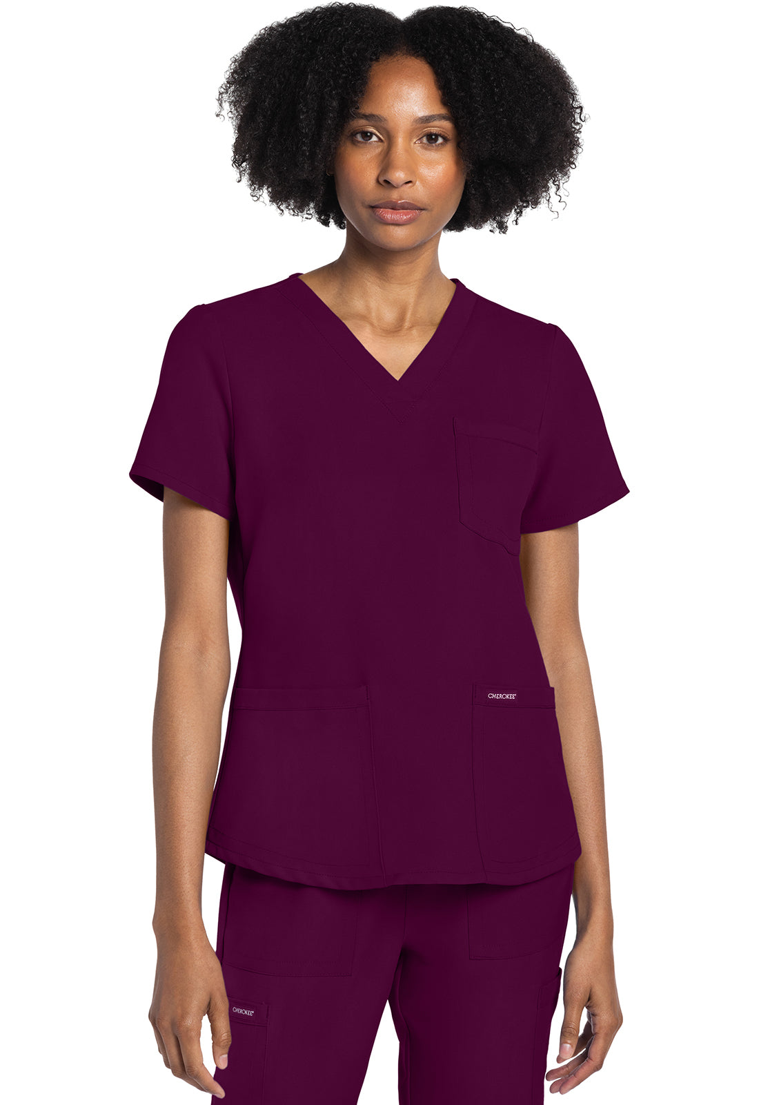 Cherokee Ultra Shirttail V-Neck Top