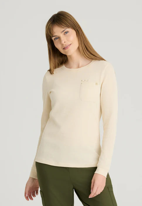Evolve Waffle Knit Top