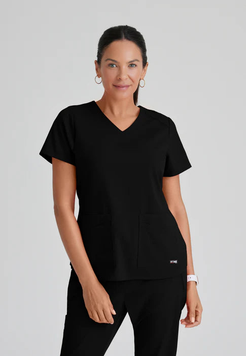Grey's Anatomy Spandex Stretch 4 Pocket Top