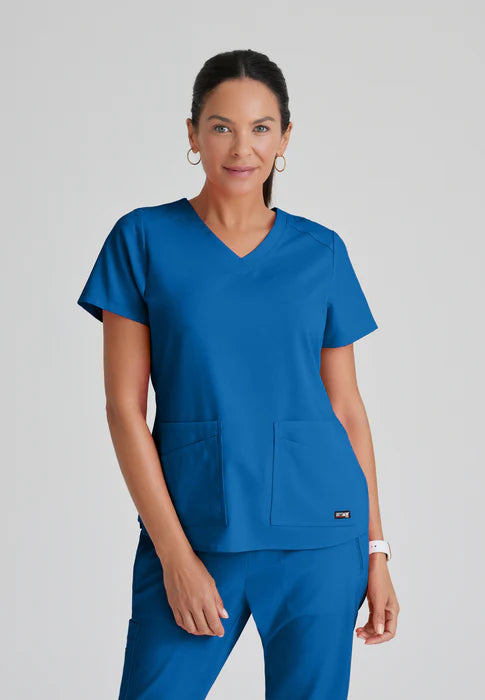 Grey's Anatomy Spandex Stretch 4 Pocket Top