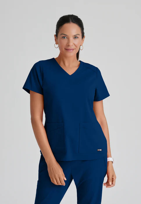 Grey's Anatomy Spandex Stretch 4 Pocket Top