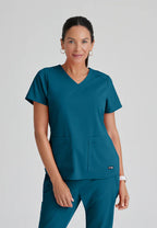 Grey's Anatomy Spandex Stretch 4 Pocket Top