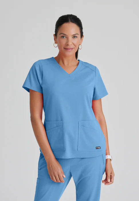 Grey's Anatomy Spandex Stretch 4 Pocket Top