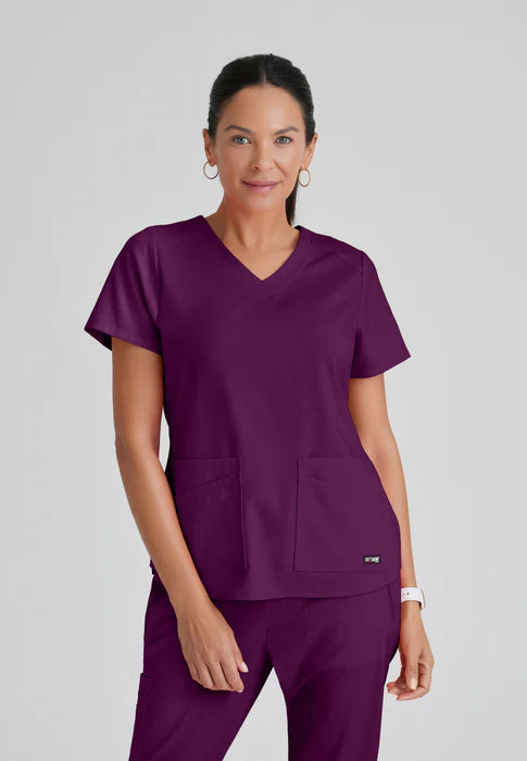 Grey's Anatomy Spandex Stretch 4 Pocket Top