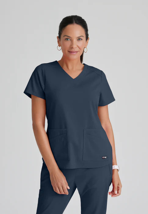 Grey's Anatomy Spandex Stretch 4 Pocket Top