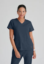 Grey's Anatomy Spandex Stretch 4 Pocket Top
