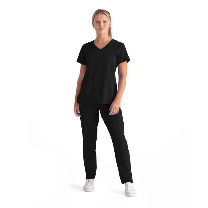Grey's Anatomy Spandex Stretch V-Neck Top