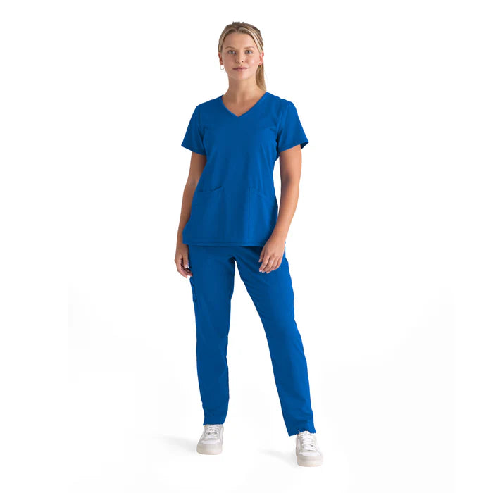 Grey's Anatomy Spandex Stretch V-Neck Top