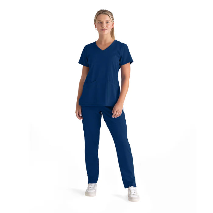 Grey's Anatomy Spandex Stretch V-Neck Top