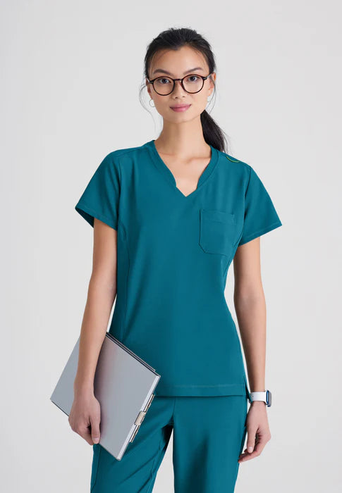 Grey's Anatomy Evolve V-Neck Tuck-In Top