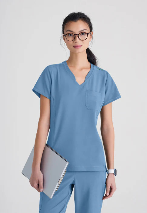 Grey's Anatomy Evolve V-Neck Tuck-In Top
