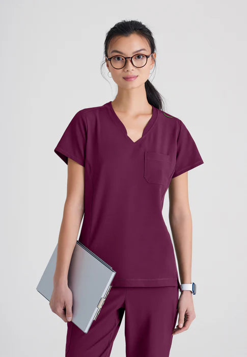 Grey's Anatomy Evolve V-Neck Tuck-In Top