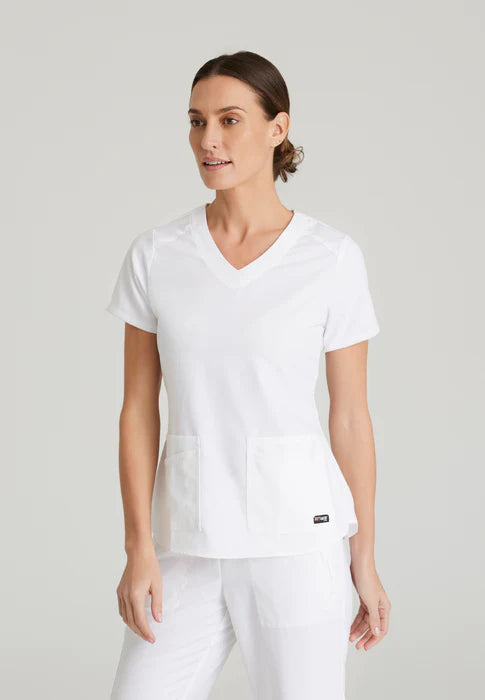 Grey's Anatomy Spandex Stretch 4 Pocket Top