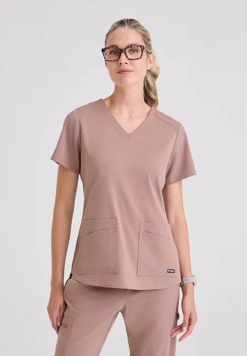Grey's Anatomy Spandex Stretch 4 Pocket Top