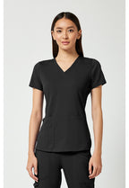 Touch V-Neck Shirttail Top